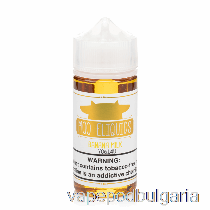 Vape Bulgaria Banana Milk - Moo E-liquids - 100ml 6mg